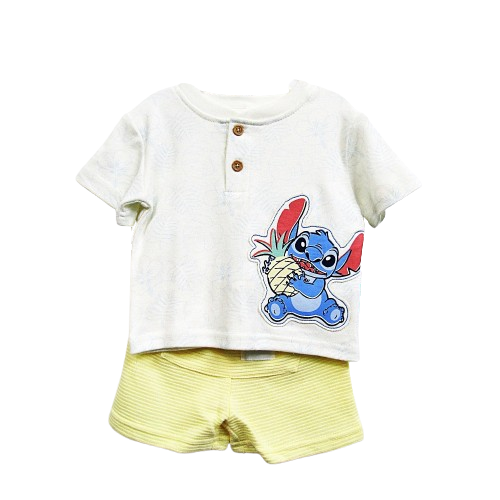Ens STITCH 2pc du 0/3 au 6/9 mois