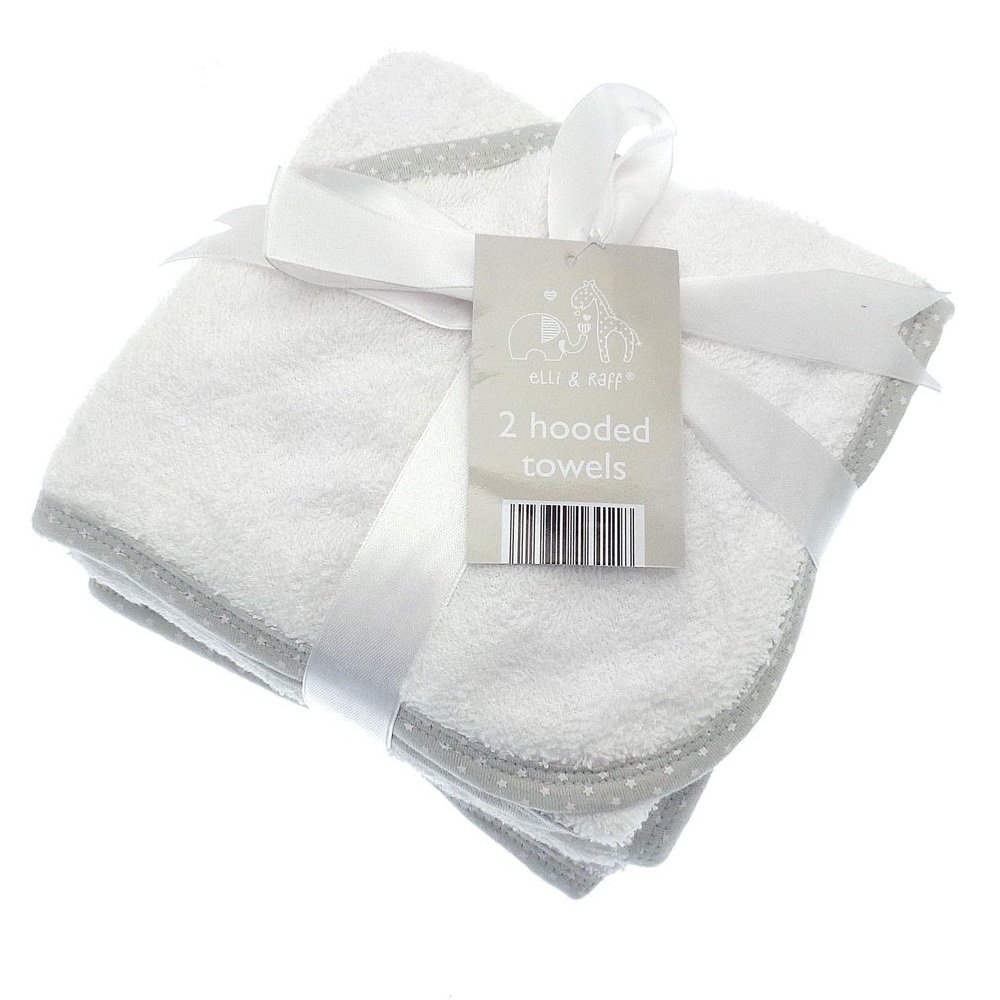 Pack de 2 serviettes SORTIE DE BAIN - blanc