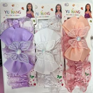 Bandeaux PAPILLON DENTELLE-divers coloris