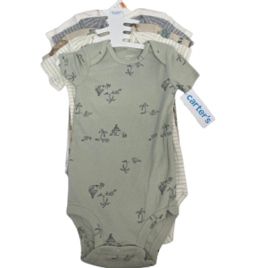 Lot de 5 bodies CARTERS JUNGLE 18 MOIS