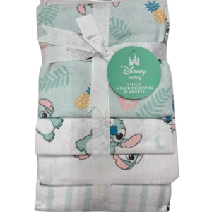 Pack de 4 couverture flanelle STITCH