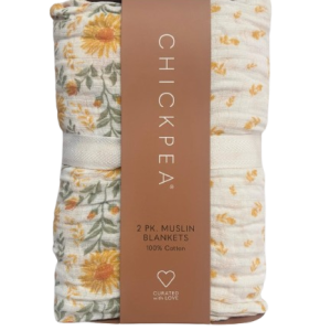 Pack de 2 pahii coton 90x100cm SUNFLOWERS