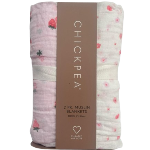 Pack de 2 pahii coton 90x100cm STRAWBERRYS