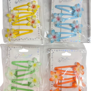 4 Barrettes TIPANIER-divers coloris