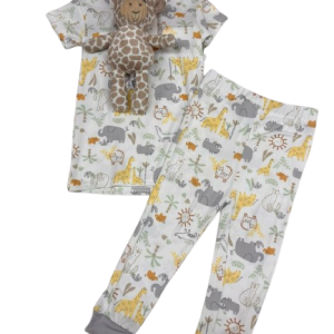 Pyjama et doudou GIRAFE du 12 au 24 mois