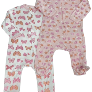 Pack de 2 grenouillères du 0/3 au 6/9 mois CHATS