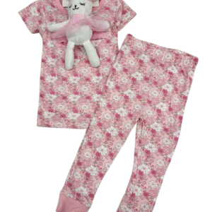 Pyjama et doudou ROSE du 12 au 24 mois