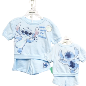 Ensemble STITCH bleu du 12 au 24 mois
