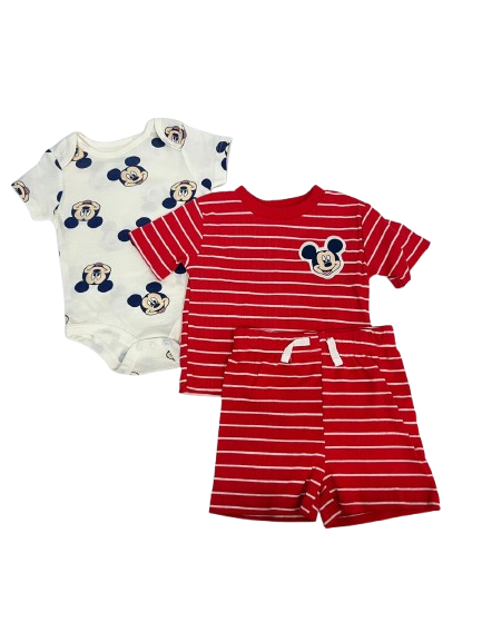 Ens 3pc SPIDERMAN-rayé du 0/3 au 6/9 mois