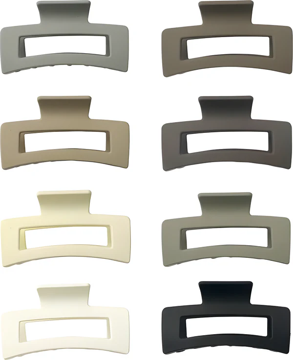 Pince RECTANGLE à l'unité-divers coloris