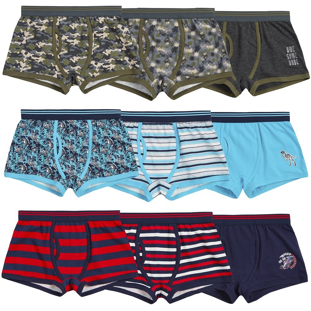 Lot de 3 boxers (2-6 ans) BLEU