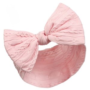 Bandeau bébé ROSE avec nœud