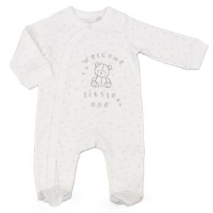 Pyjama bébé coton « Welcome Little One » (naissance-3 mois)