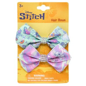STITCH pack de 2 pinces avec noeud