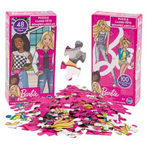 Puzzle Barbie 48 et 100 pièces assortis x2