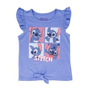 T-shirt Stitch bleu du 4 au 7 ans