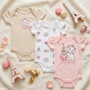 Pack de 3 bodys du 0/3 au 6/9 mois ARISTOCHATS MARIE