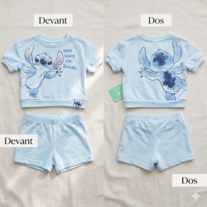 Ensemble STITCH bleu -18 mois