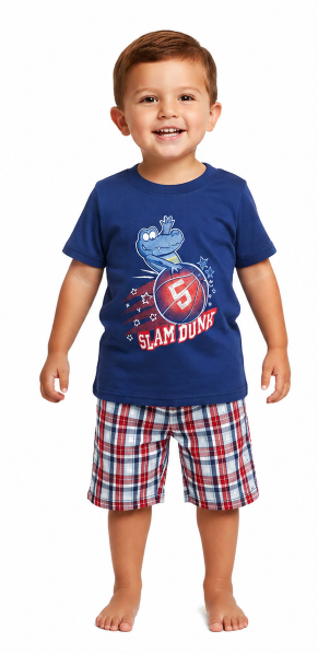 Ens garcon GATOR bleu rouge du 12 au 24 mois