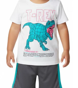 Ens garcon T-REX vert du 12 au 24 mois