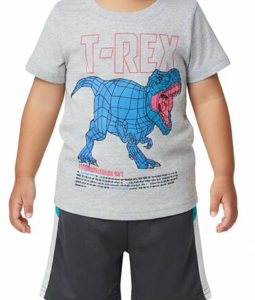 Ens garcon T-REX bleu du 12 au 24 mois