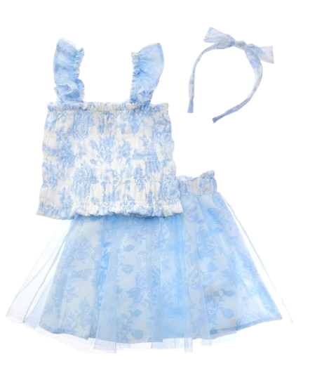 Ens jupe FRENCH COUNTRY du 4 au 7 ans