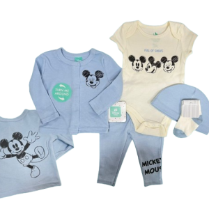 Pack 5pc MICKEY du 0/3 au 6/9 mois
