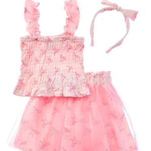 Ens jupe PRETTY IN PINK du 4 au 7 ans