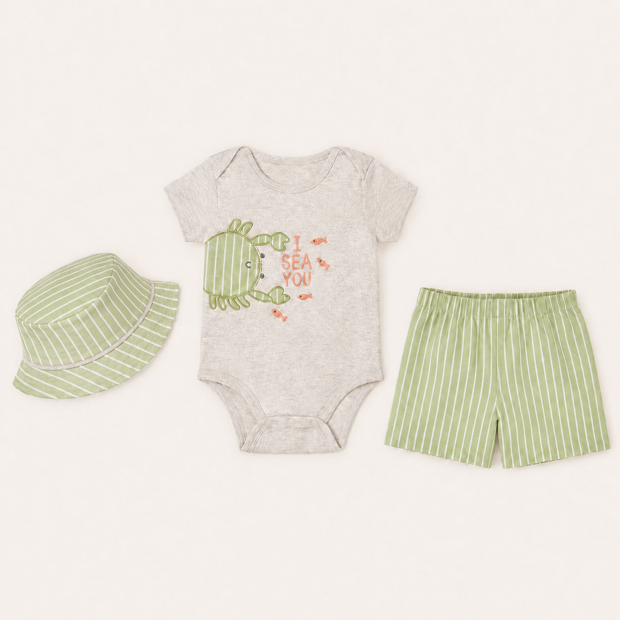 Ens I SEA YOU 3 pc du 0/3 au 6/9 mois