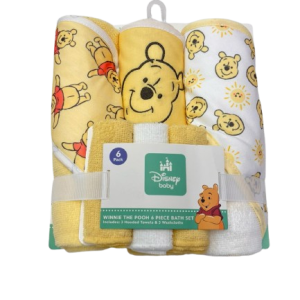 Pack de 3 serv capuche et lingettes WINNIE