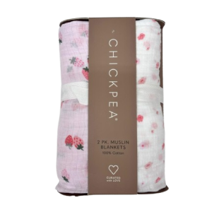 Pack de 2 pahii coton 90x100cm FRAISES