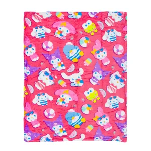 Plaid doux Hello Kitty 102x127 cm