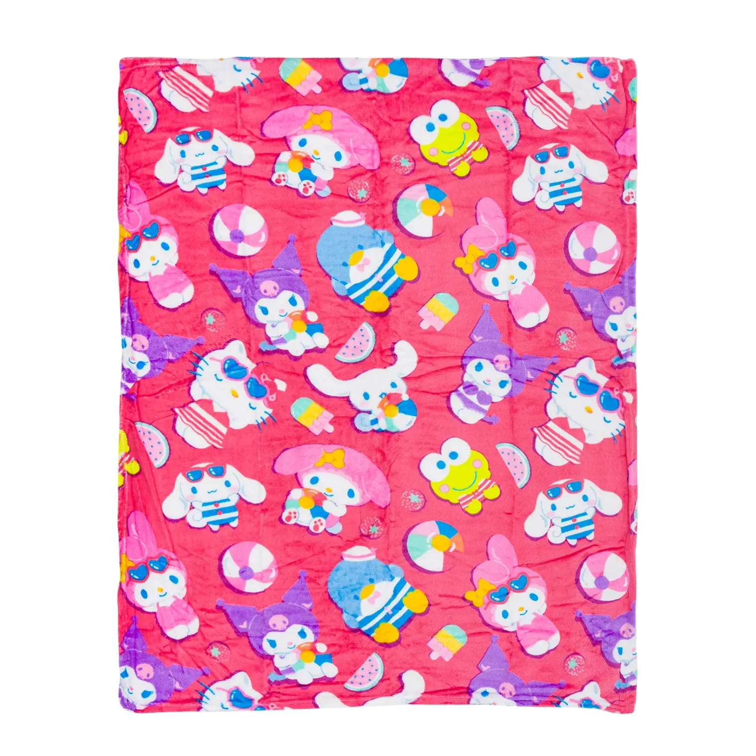 Plaid doux Hello Kitty 102x127 cm