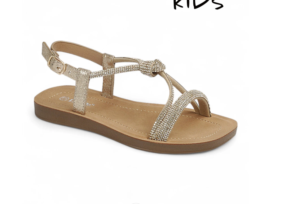 SANDAL STRASS OR du 9 au 4 US