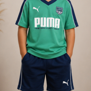 Ens 2 pc PUMA vert du 4 au 7 ans