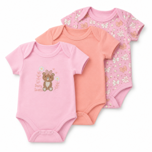 Pack de 3 bodies BEARY SWEET du 0/3 au 6/9 mois