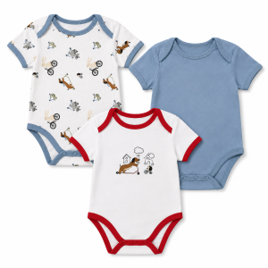 Pack de 3 bodys ON THE MOVE du 0/3 au 6/9 mois