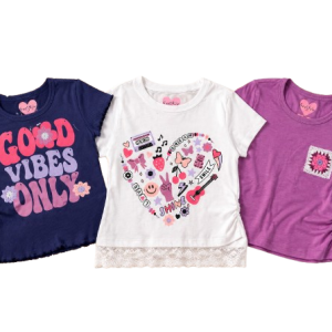 Pack de 3 tops Crochet Cutie du 4 au 7 ans