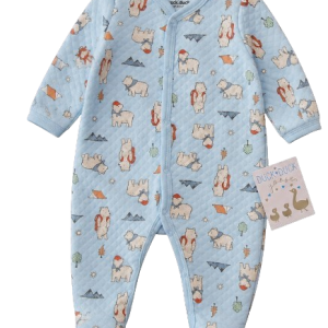 Grenouillère TEDDY BLEU du 0/3 au 6/9 mois