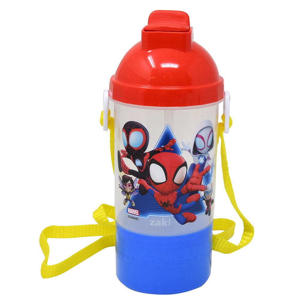 Gourde Spidey avec compartiment goûter (400 ml)