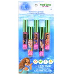 Coffret 5 brillants à lèvres La Petite Sirène