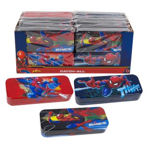 Trousse à crayons Spider-Man en métal 8" – modèles assortis