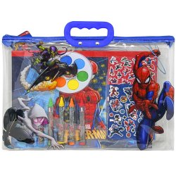 Set papeterie Spider-Man (12 pcs) avec pochette zippée