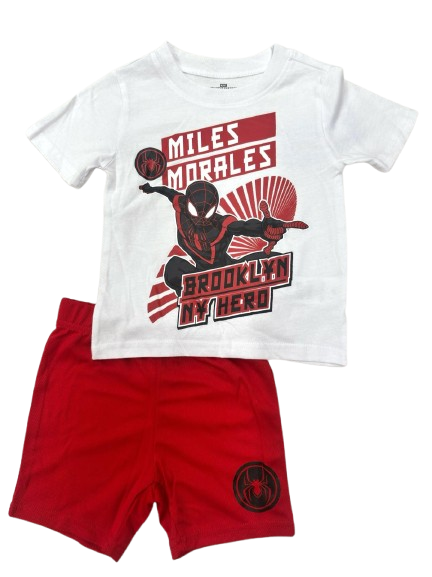 Ensemble 2pc SPIDERMAN MILES du 2 au 4 ans