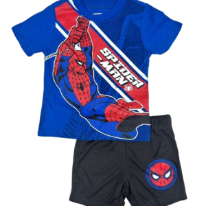 Ens 2pc SPIDERMAN blue du 2 au 7 ans