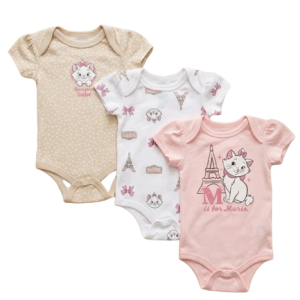 Pack de 3 bodys du 0/3 au 6/9 mois ARISTOCHATS MARIE