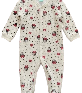 MINNIE DOTS  grenouillère du 0/3 au 6/9 mois