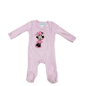 MINNIE grenouillère VELOURS du 0/3 au 6/9 mois