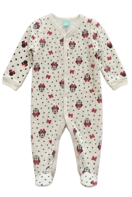 MINNIE DOTS grenouillère du 0/3 au 6/9 mois