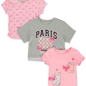Pack de 3 tops Coquette du 7 au 12 ans